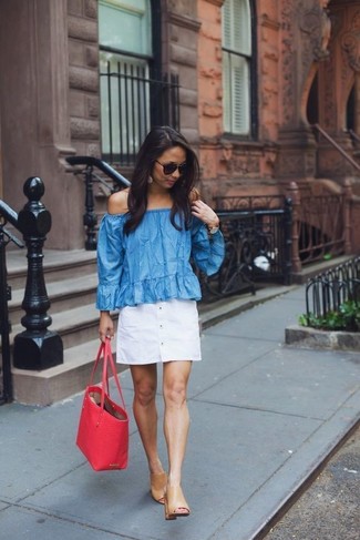 Comment porter des mules en cuir marron clair