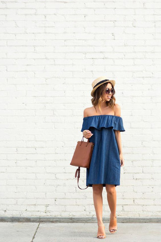 Comment porter des mules en cuir marron clair