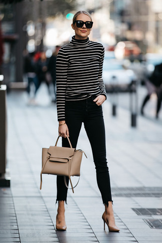 Comment porter un cartable en cuir marron clair