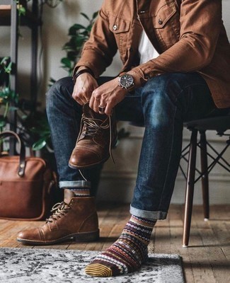 Comment porter une montre en cuir marron clair