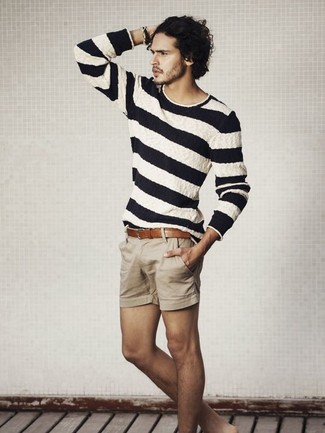 Comment porter un short marron clair