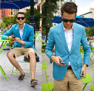 Comment porter un short marron clair