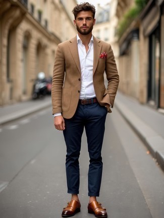 Comment porter un blazer en laine marron clair pour un style elégantes
