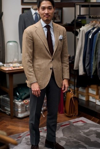 Comment porter un blazer en laine marron clair pour un style elégantes