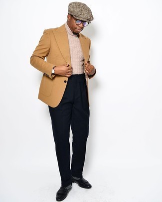 Comment porter un blazer en laine marron clair