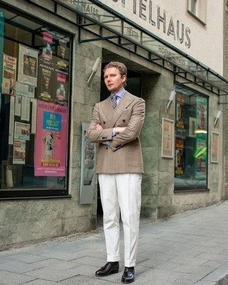 Comment porter un blazer en laine marron clair pour un style elégantes