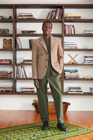 Comment porter un blazer en laine marron clair