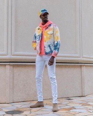 Comment porter une veste imprimée tie-dye