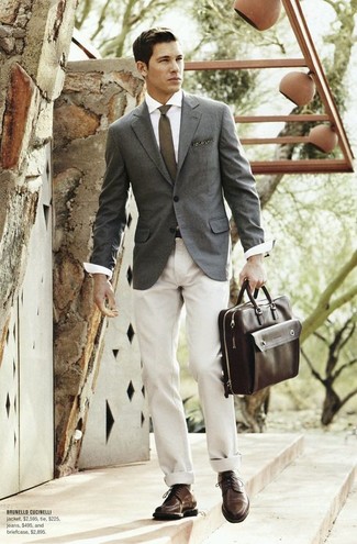Une chemise de ville à porter avec des chaussures derby tabac