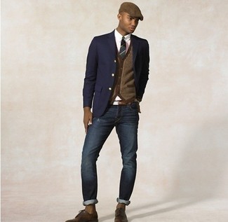 Une chemise de ville à porter avec des chaussures derby tabac