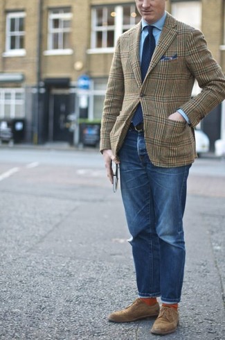 Une chemise de ville à porter avec des chaussures derby tabac au printemps
