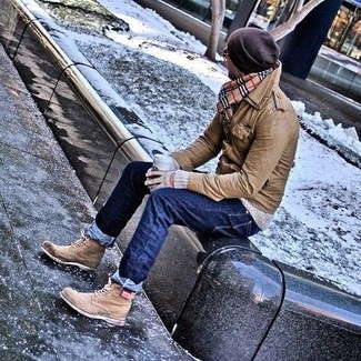 Comment porter une veste style militaire tabac