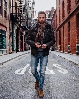 Comment porter une veste style militaire tabac