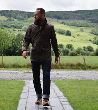 Comment porter une veste style militaire tabac