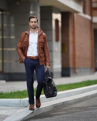 Comment porter une veste style militaire tabac