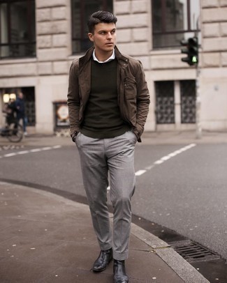 Comment porter une veste style militaire tabac