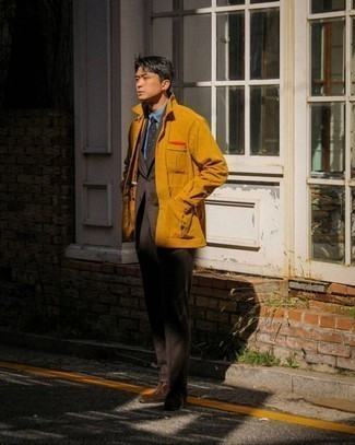 Comment porter une veste style militaire tabac