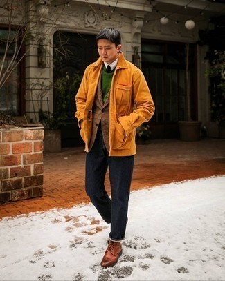 Comment porter une veste style militaire tabac
