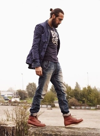 Comment porter des bottes de loisirs en cuir tabac
