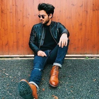 Comment porter des bottes de loisirs en cuir tabac