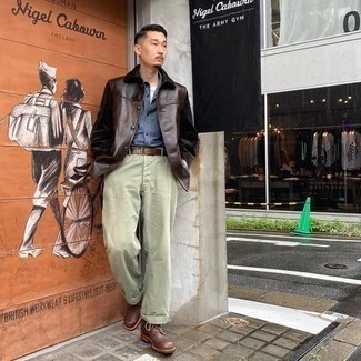 Comment porter des bottes de loisirs en cuir tabac