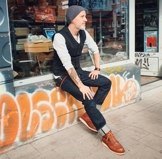 Comment porter des bottes de loisirs en cuir tabac