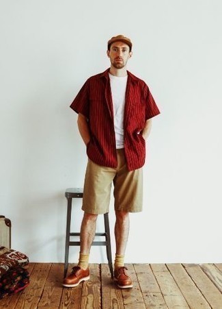 Comment porter des chaussures derby en cuir tabac