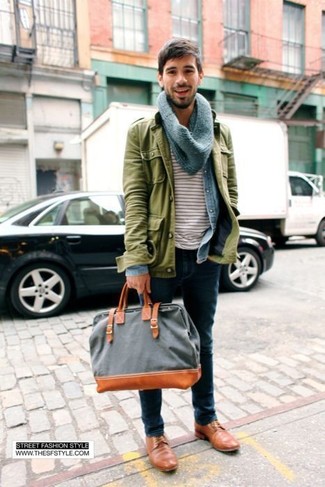 Comment porter des chaussures derby en cuir tabac