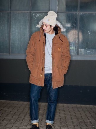 Comment porter une parka tabac