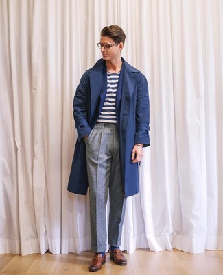 Blazer en laine bleu marine Fashion Clinic Timeless