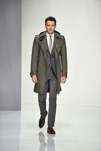 Trench olive Kent & Curwen
