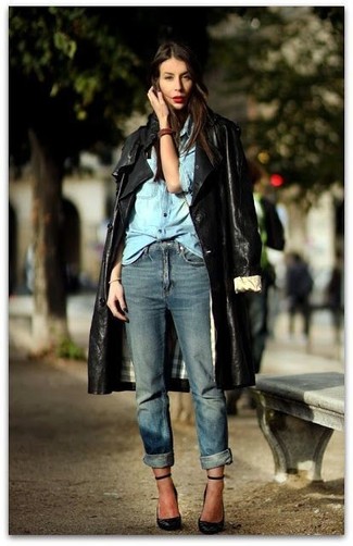 Chemise en jean bleu clair Isabel Marant Etoile