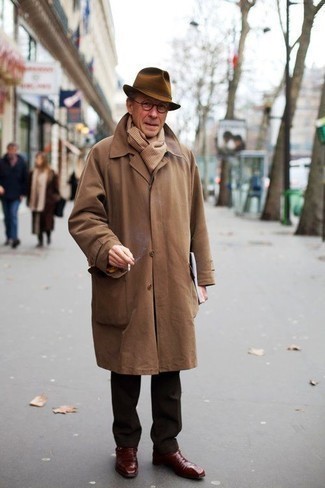 Trench marron Lemaire