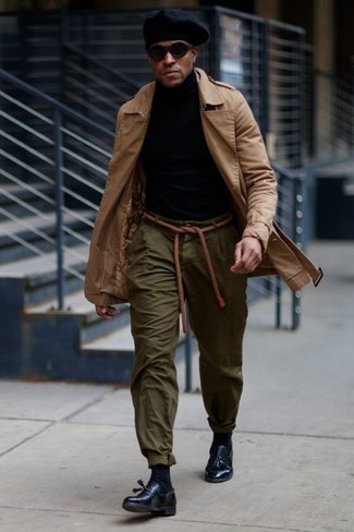 Trench marron clair Woolrich