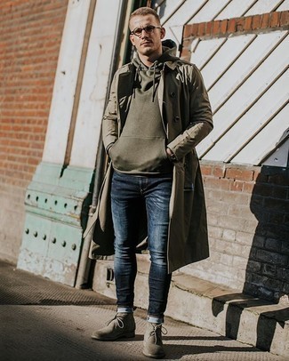 Trench olive Barbour
