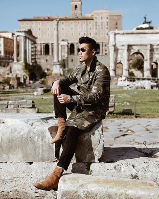 Trench camouflage olive Paura