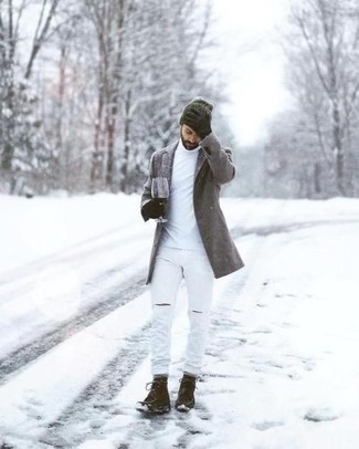 Comment porter un pull à col roulé avec un jean