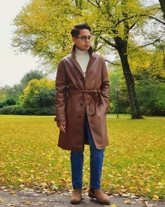 Comment porter un pull à col roulé avec un jean
