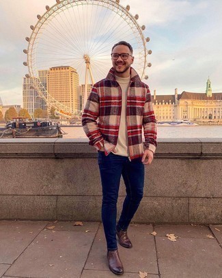 Comment porter un pull à col roulé avec un jean