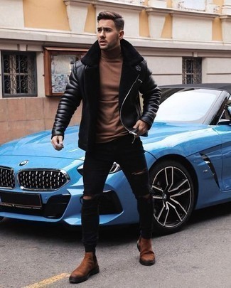 Comment porter un pull à col roulé pour un style decontractés quand il fait froid à 20 ans