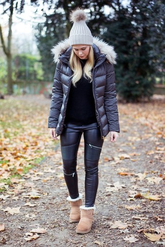 Comment porter des bottes ugg avec un pull à col rond