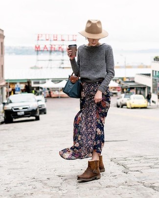 Comment porter des bottes ugg avec un pull à col rond