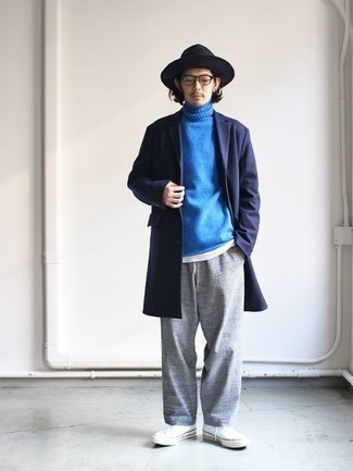 Chapeau en laine noir Yohji Yamamoto