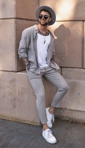 Pantalon chino gris Burton Menswear