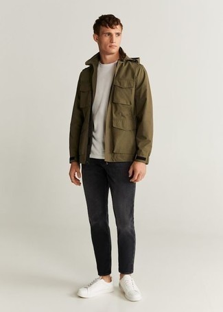 Coupe-vent olive Helly Hansen