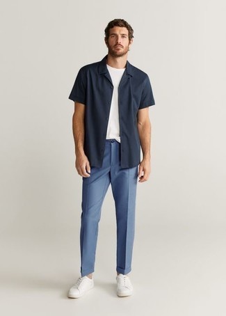 Pantalon chino bleu Polo Ralph Lauren