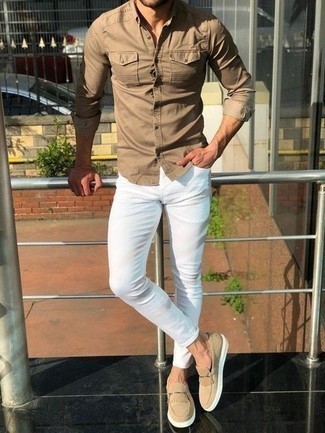 Jean skinny blanc DSQUARED2