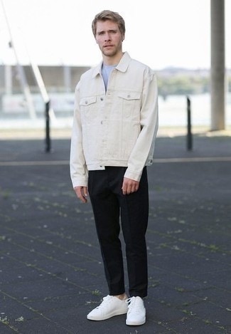 Veste en jean blanche Calvin Klein Jeans