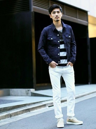 Jean skinny blanc Givenchy