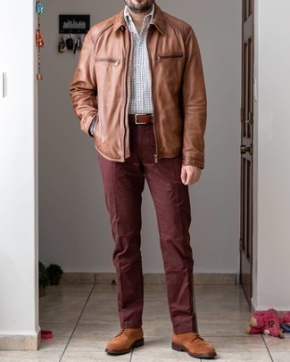 Veste harrington marron Levis Made and Crafted